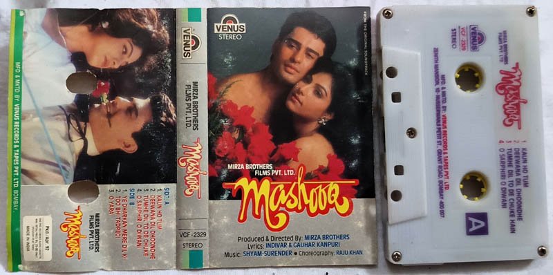 Mashooq Hindi Audio Cassette By Shyam-Surender