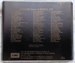 Memorable Duets of Manna Dey Hindi Audio Cd