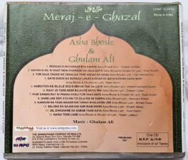 Meraj-e-Ghazal Asha Bhosle By Ghulam Ali Hindi Audio Cd
