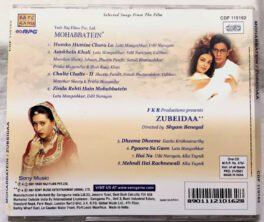 Mohabbatein – Zubeidaa Audio cd
