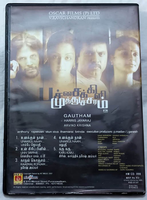 Pachaikili Muthucharam Audio CD By Harris Jayaraj