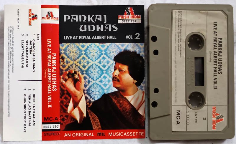 Pankaj Udhas Live at Royal Albert Hall Vol.II Hindi Audio Cassette