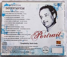 Portrait Mukesh Sentimental Hindi Audio cd