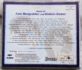 Salam-e-Ishq Duets of Lata Mangeshkar and Kishore Kumar Hindi Audio Cd