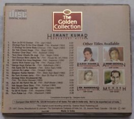 The Golden Collection Hemant Kumar Greatest Hits Hindi Film Songs Audio CD
