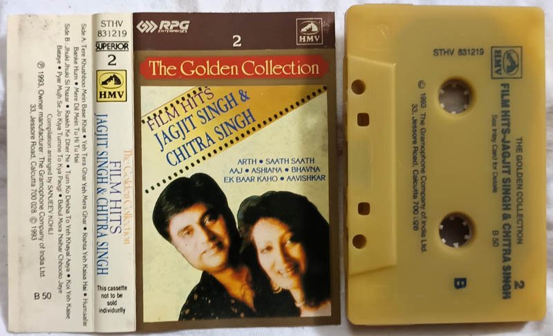 The Golden Collecttion Film Hits Jagjit Singh and Chitra Singh Hindi Audio Cassette