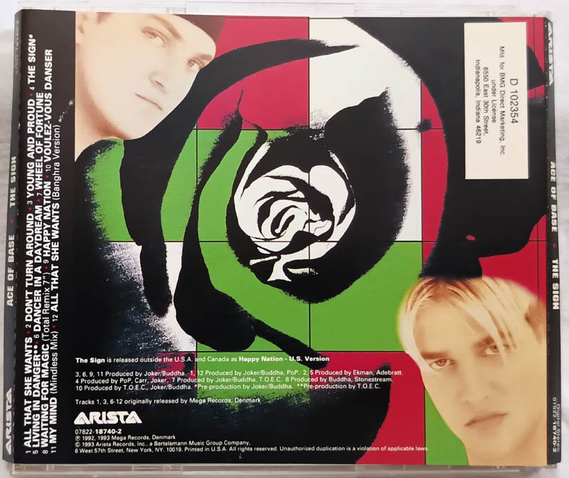 Ace of Base The Sign Audio Cd.