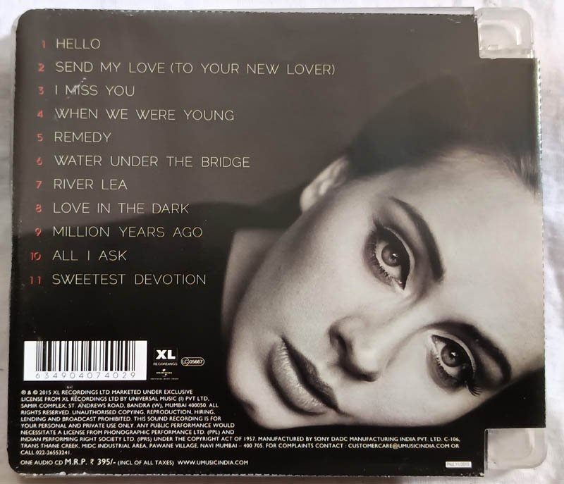 Adele 25 Audio cd