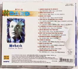Best of Dard Mukesh Zuban Pe Dard Audio Cd