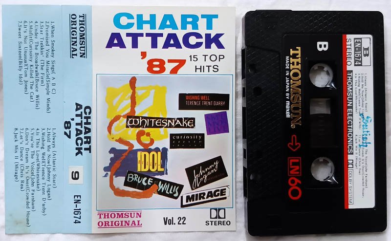 Chart Attack 87 15 Top Hits Vol.22 Audio Cassette