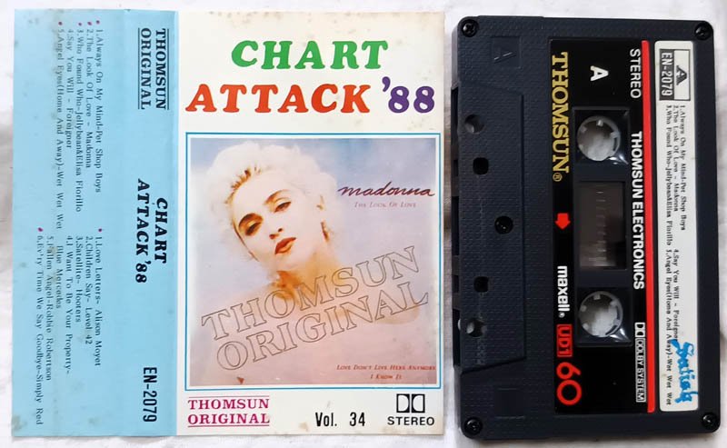 Chart Attack 88 Madonna The Doors of Love Vol.34 Audio Cassette