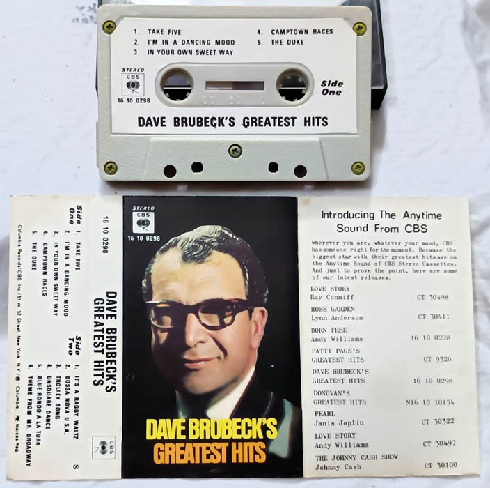 Dave Brubecks Greatest Hits Audio Cassette