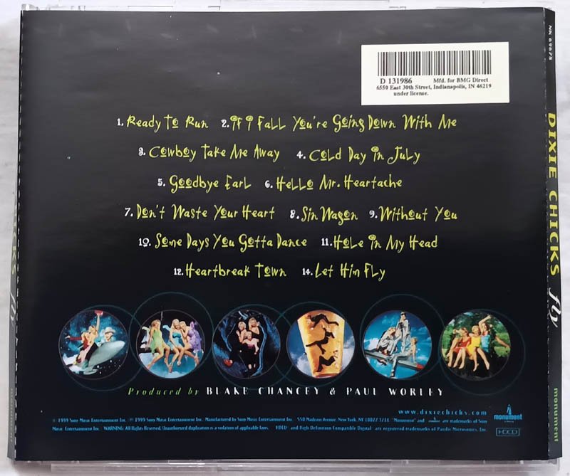 Dixie Chicks Fly Audio Cd.