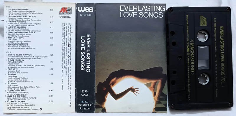 Everlasting Love Songs Audio Cassette