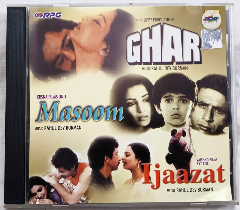 Ghar-Masoom-Ijaazat Hindi Audio Cd By Rahul Dev Burman