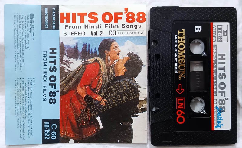 Hits of 88 Vol.2 Hindi Film Songs Audio Cassette