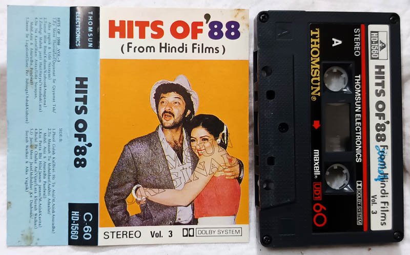 Hits of 88 Vol.3 Hindi Films Audio Cassette