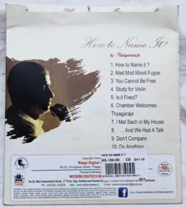 How To Name It Tamil Audio Cd By Ilaiyaraaja