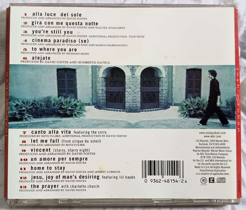 Josh Groban Audio Cd