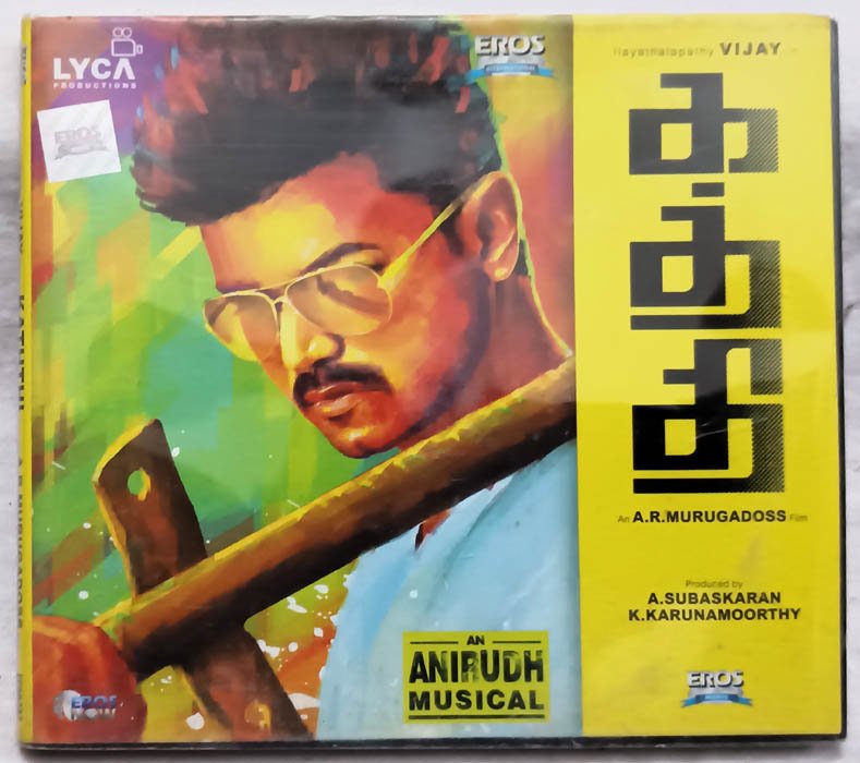 Kaththi Tamil Audio Cd By Anirudh