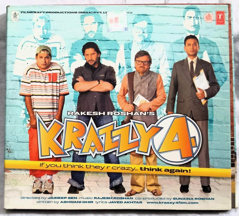 Krazzy 4 Hindi Audio CD By Rajesh Roshan