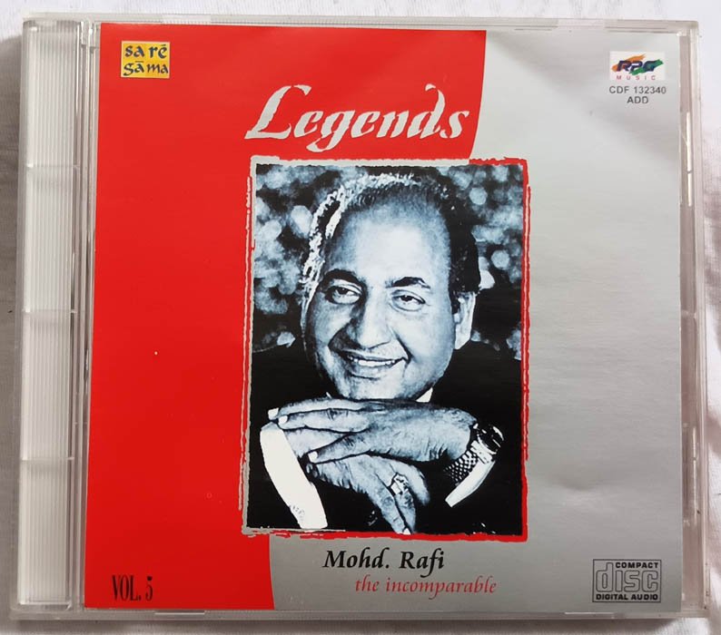 Legends Mohd.Rafi The Incomparable Vol.5 Hindi Audio Cd