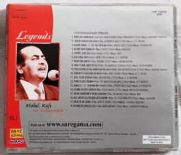 Legends Mohd.Rafi Thee Incomparable Vol.3 Hindi Audio Cd