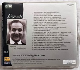 Legends Mukesh The Souful Voice Vol.3 Hindi Audio Cd