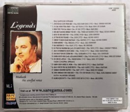Legends Mukesh The Soulful Voice Vol.5 Hindi Audio Cd