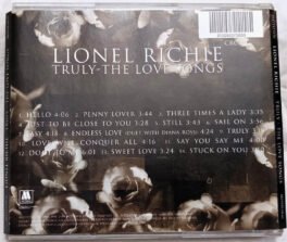 Lionel Richie Truly The Love Songs Audio CD
