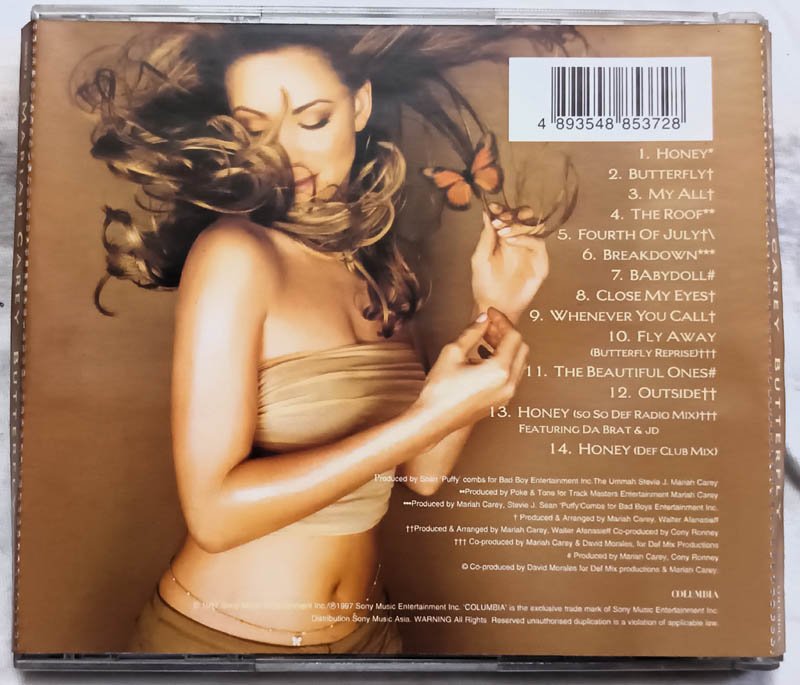 Mariah carey Butterfly Audio Cd