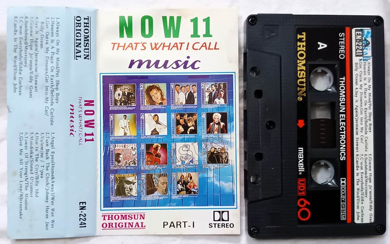 Now 11 Thats What I Call Music Part-I Audio Cassette