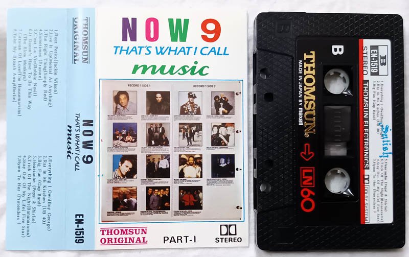 Now 9 Thats What I Call Music Part-I Audio Cassette