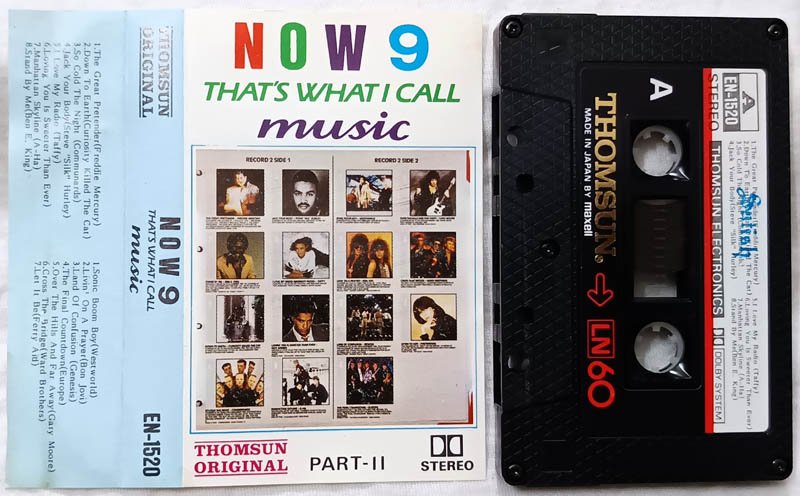 Now 9 Thats What I Call Music Part-II Audio Cassette