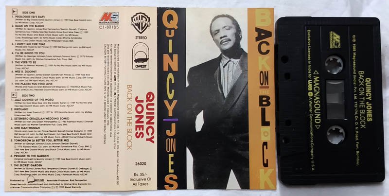 Quincy Jones Back On The Block Audio Cassette
