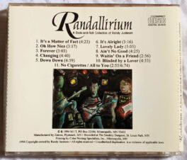 Randallirium A Rock And Roll Collection of Randy Justesen Audio Cd