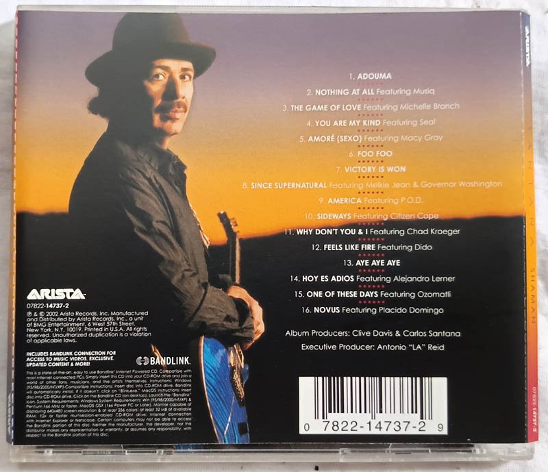 Santana Shaman Audio Cd