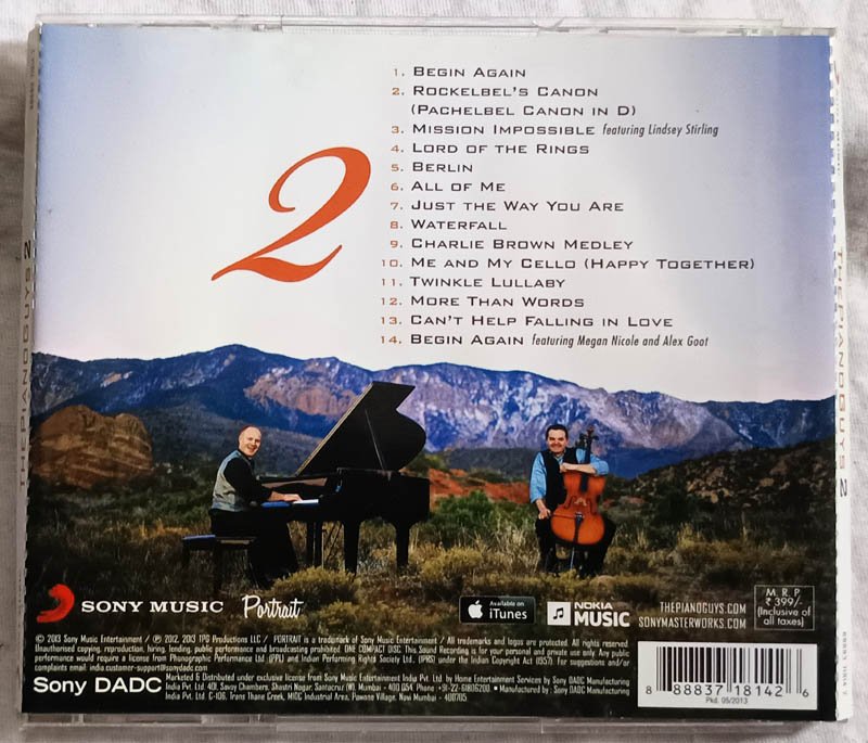 The Piano Guys 2 Audio Cd