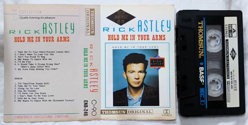 Top Atist 89 Rick Astley Hold Me In Your Arms Audio Cassette