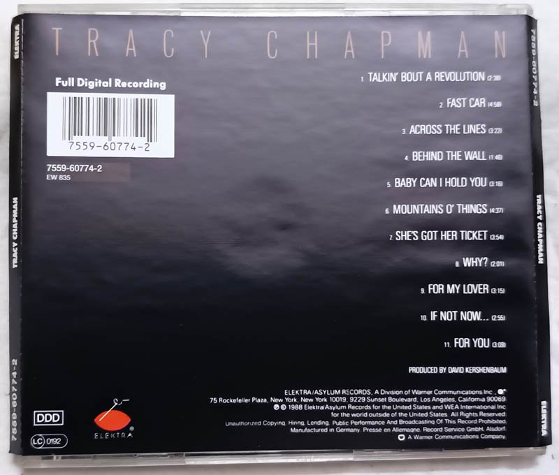 Tracy Chapman Audio cd