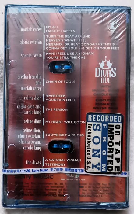 1 Divas Live Audio cassette