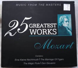 25 Greatest Works Mozart Audio cd