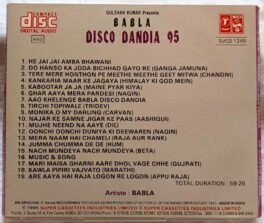Babla Disco Dandia 95 Audio cd
