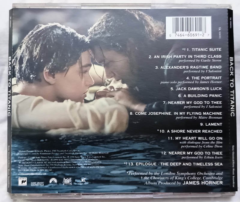 Back To Titanic Audio Cd