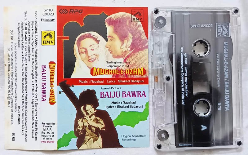 Baiju Bawra Mughal E Azam Hindi Audio Cassette