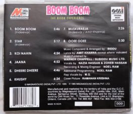 Boom Boom The Biddu Experience Hindi Audio Cd