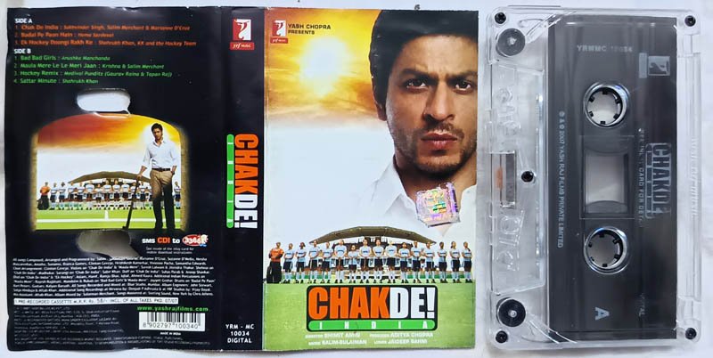 Chakde India Hindi Audio cassette By Salim Sulaiman