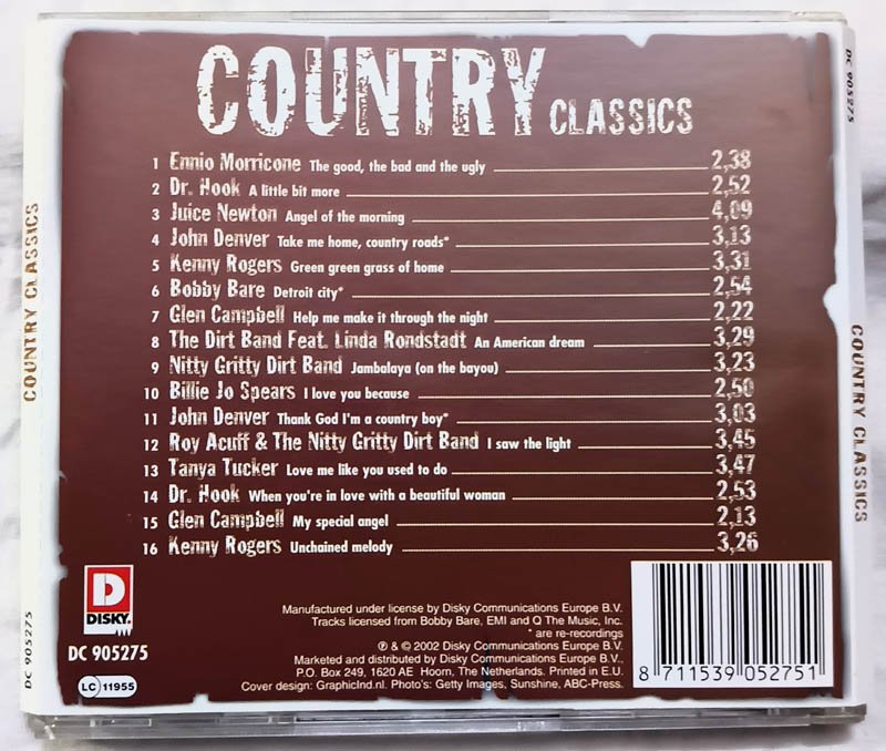 Country Classics Audio Cd
