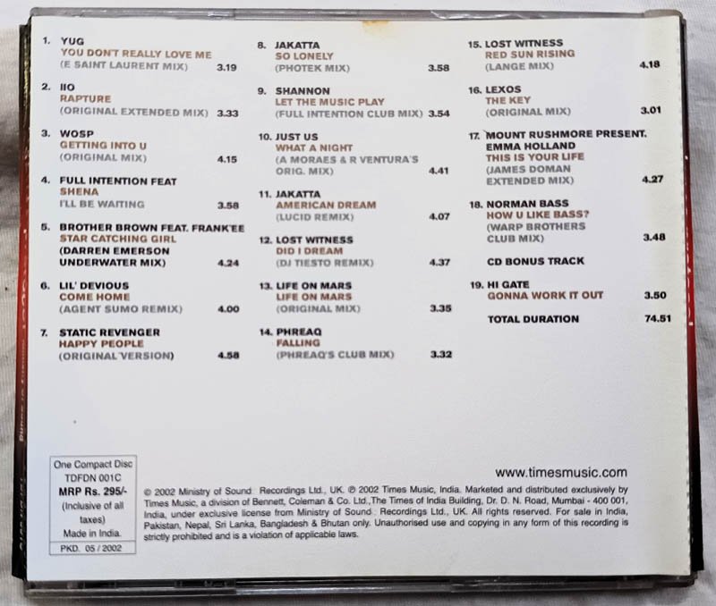 Dance Protocol Audio cd