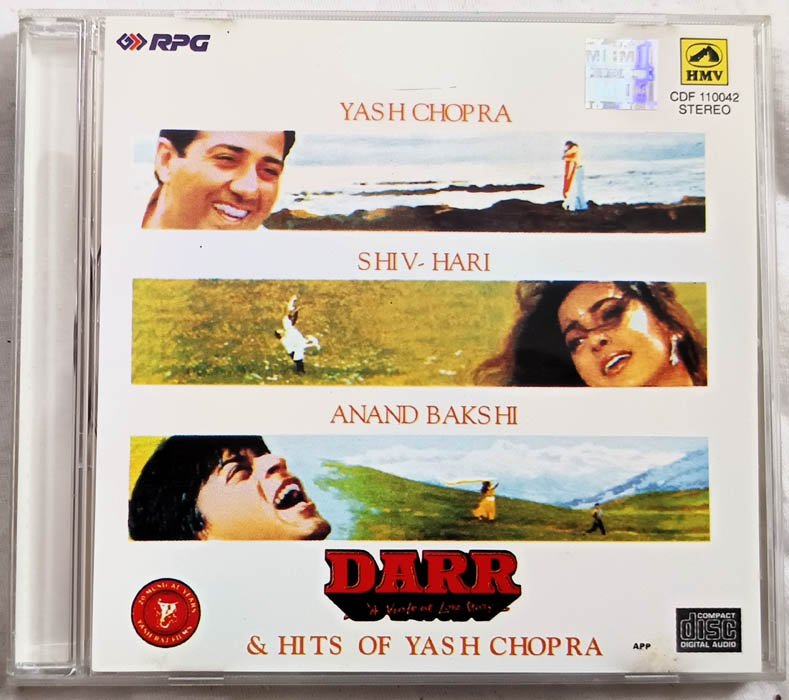 Darr & Hits of yash Chopra Audio cd